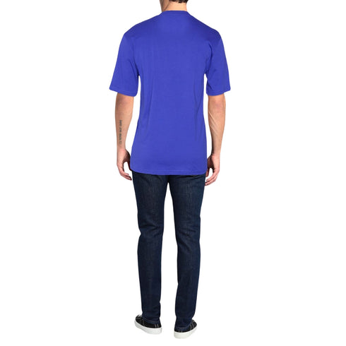 Moschino Couture Gloss Logo Blue T-Shirt 222ZZA07219241 1278